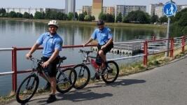 policie městská cyklohlídka MP